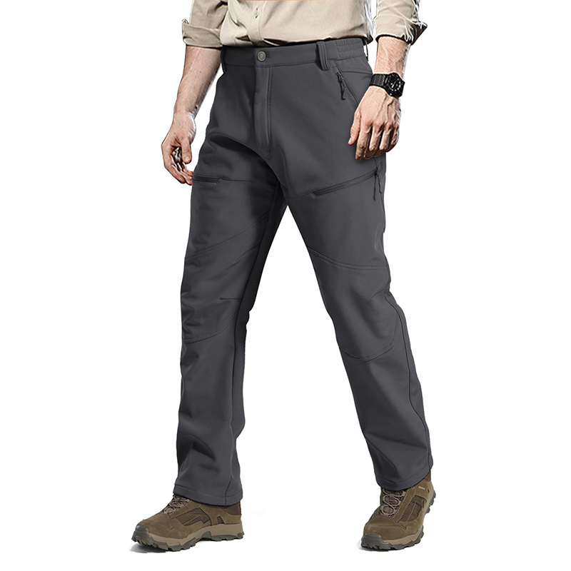 OEM Wholesale Camping Fleece Outdoor Softshell Pants Pants Pants Pants Cu Zipper Pocket, Trekking Pants, Garment Manufactuer